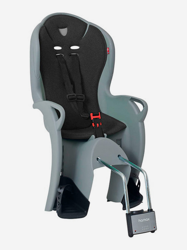 Детское велокресло Hamax Kiss Medium Grey/Black