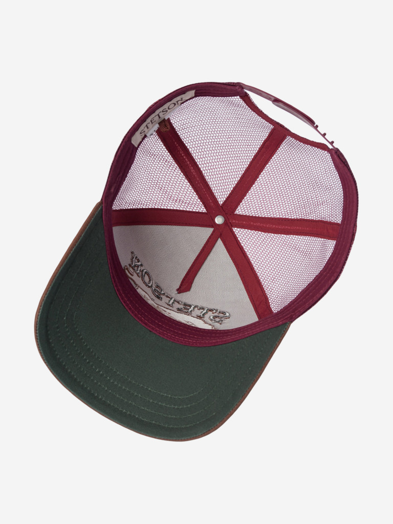 Бейсболка с сеточкой STETSON 7751152 TRUCKER CAP GREAT PLAINS (коричневый)
