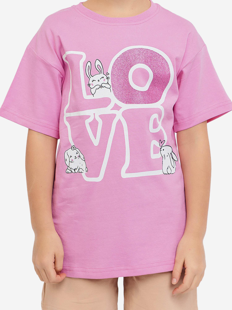 Футболка для девочки batik с коротким рукавом