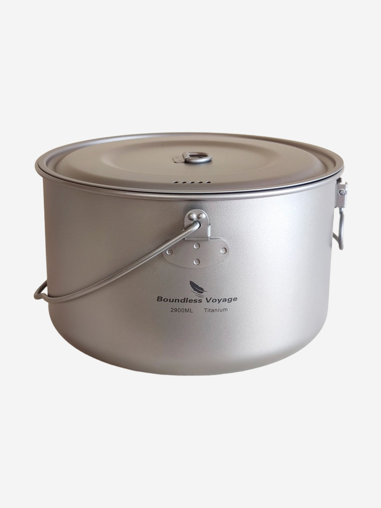 Котелок Boundless Voyage титановый, 2900 мл