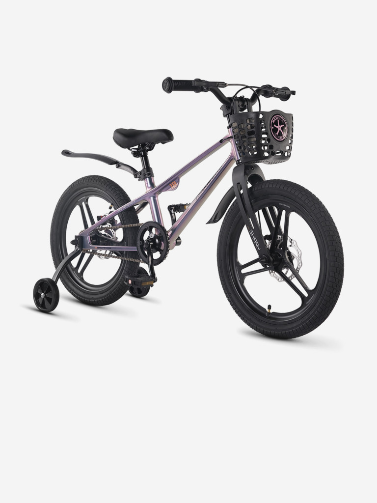 Велосипед Детский Maxiscoo Shark pro 18'' Хамелеон (2026)
