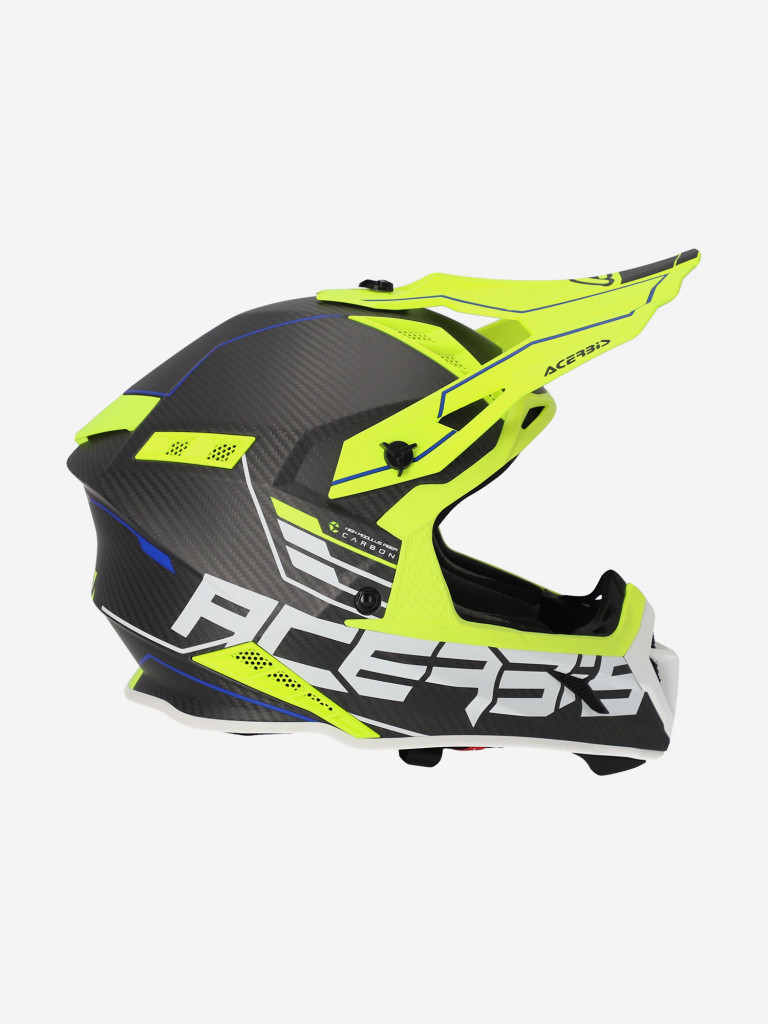 Мотошлем кроссовый взрослый Acerbis STEEL CARBON 22-06 Black/Fluo