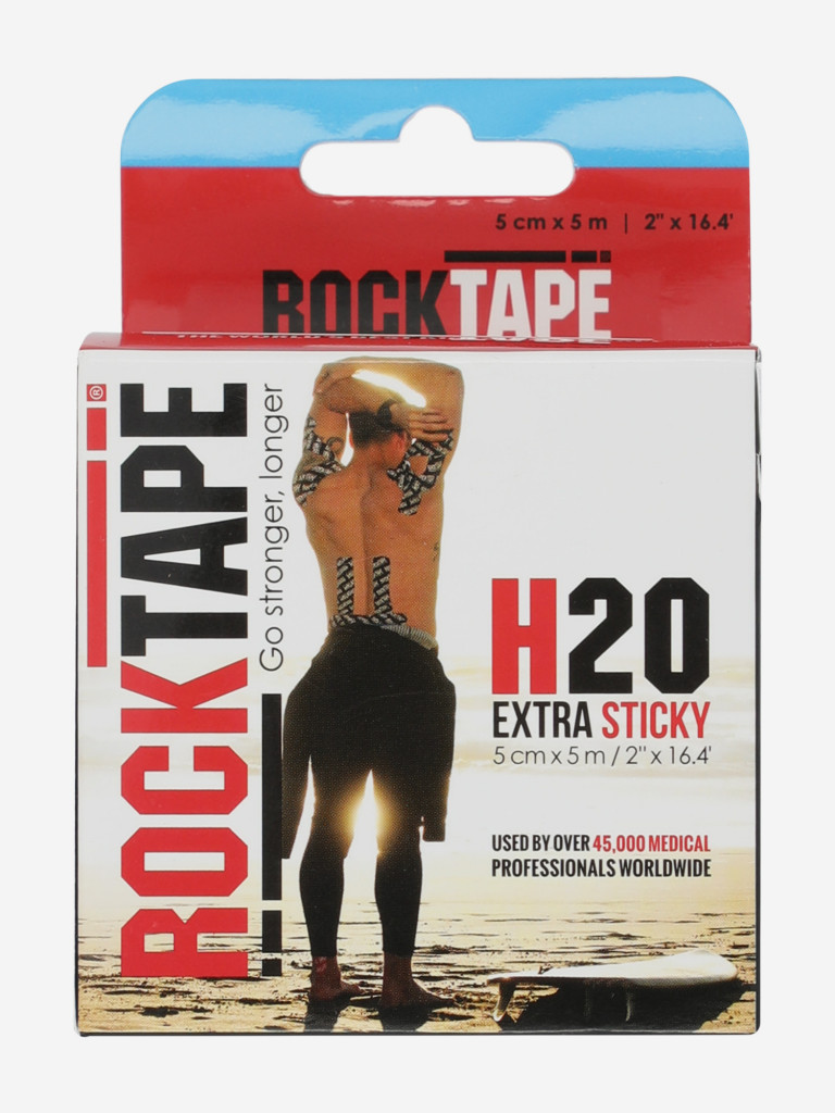 Кинезиотейп Rocktape H20 5 см х 5 м, голубой