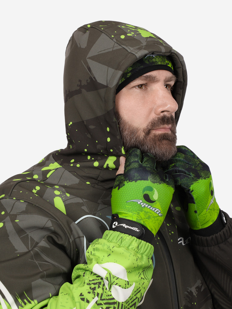 Шапка теплая softshell с флисом Aquatic Шф-11