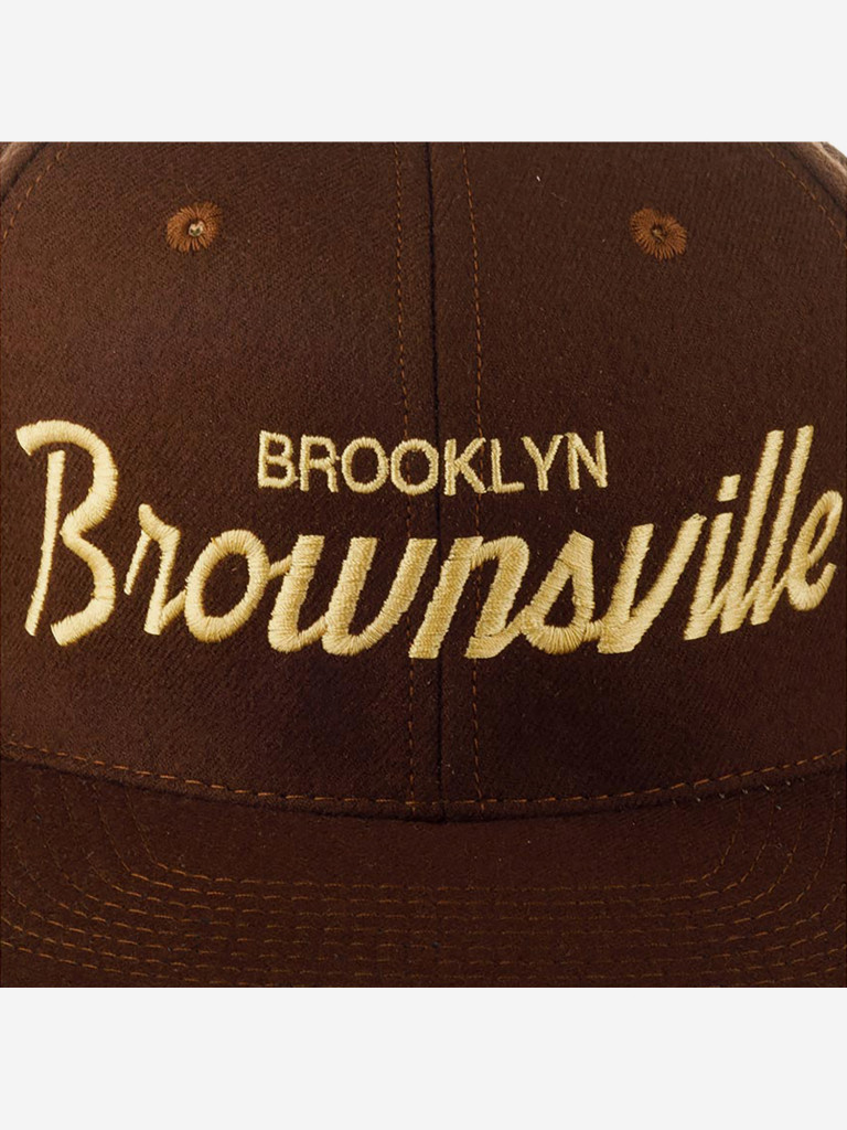 Бейсболка с прямым козырьком HOOD 100-MWL001-NY026-ST Brownsville II, NY (коричневый)