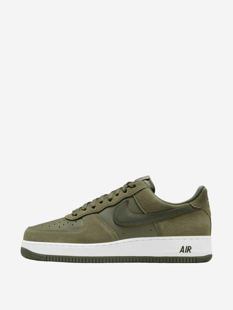Кроссовки Nike Air Force 1 Suede, Leather Skateboard Shoes Men's Green White