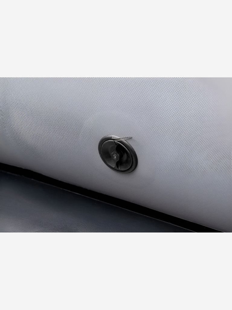 Лодка ПВХ надувная под мотор YUKONA 260 GT двухместная для рыбалки гребная серая