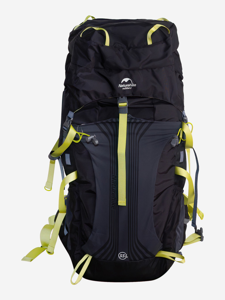 Рюкзак туристический Naturehike, 55л, черный (NH16Y020-Q)