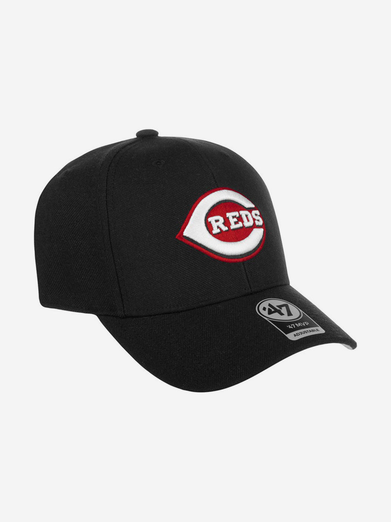 Бейсболка 47 BRAND B-MVP07WBV Cincinnati Reds MLB (черный)