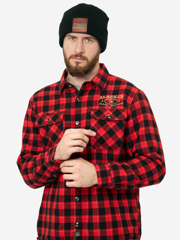 Рубашка мужская Alaskan утепленная с меховой подкладкой для рыбалки и охоты