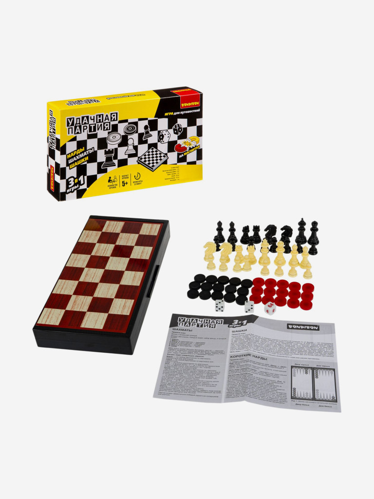 Удачная партия BONDIBON BOX 3в1 25см.