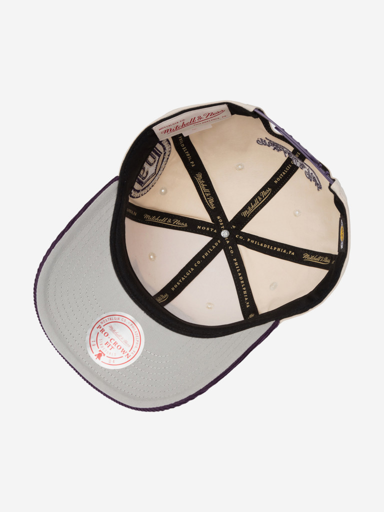 Бейсболка MITCHELL NESS HP16223-LALOFWH Los Angeles Lakers NBA