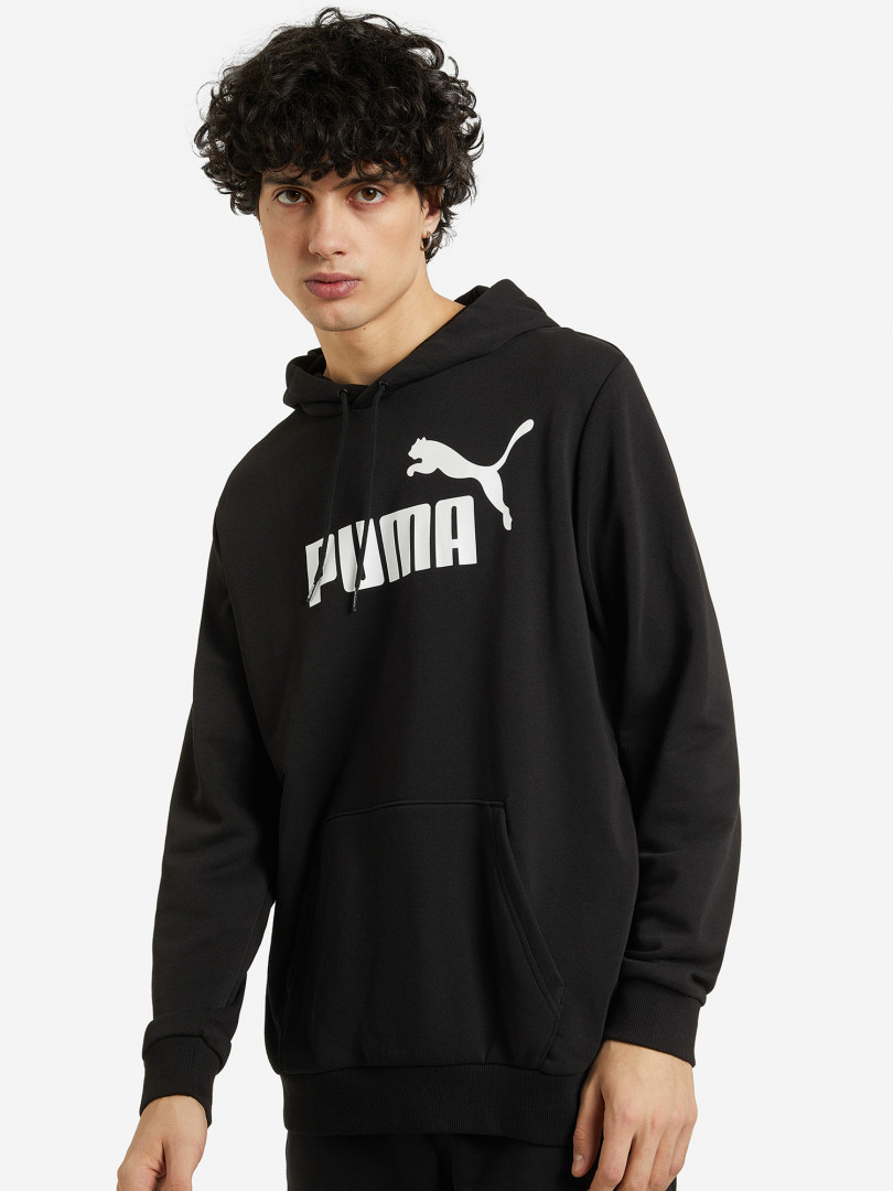 Худи мужская PUMA ESS Big Logo 26017110299 Черный, размер 44, 46,46, 48,50, 52,52, 54, фото 1