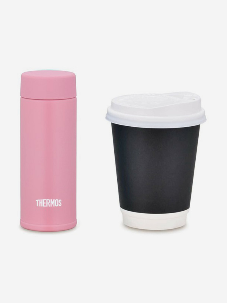 Мини термос для кофе 120 мл THERMOS JOJ-120 розовоый