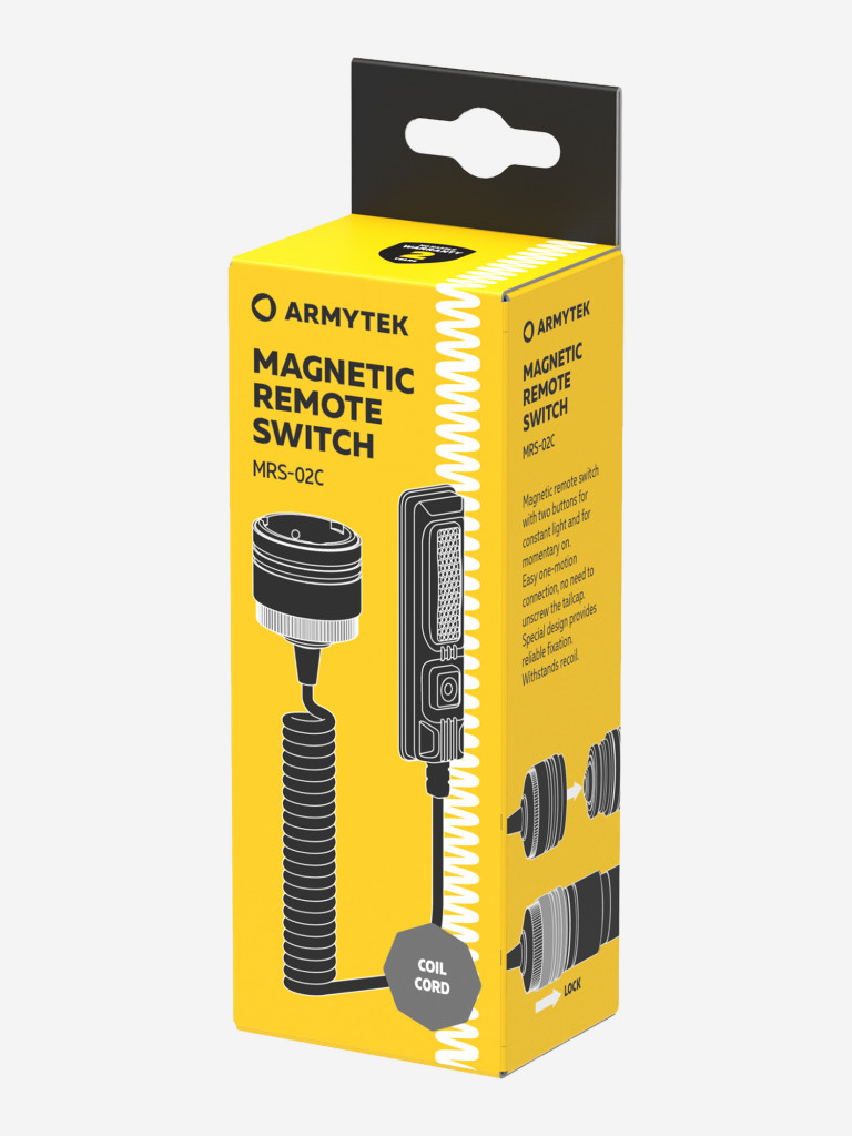 Выносная кнопка Armytek ARS-02C витая, 25-70 см