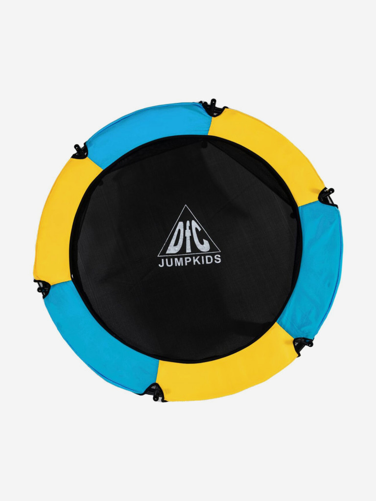 Батут DFC JUMP KIDS 55" 55INCH-JD-YB желтый/синий, сетка (137см)