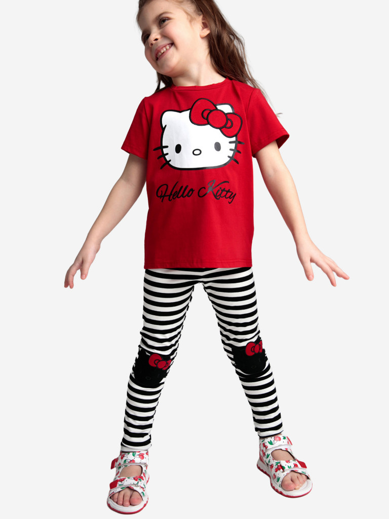 Комплект для девочек: футболка, легинсы PlayToday