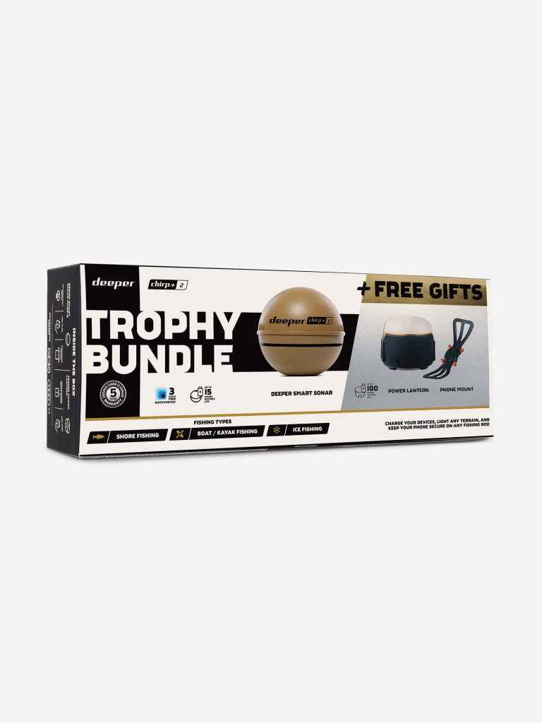 Беспроводной эхолот Deeper Chirp+2 Trophy Bundle