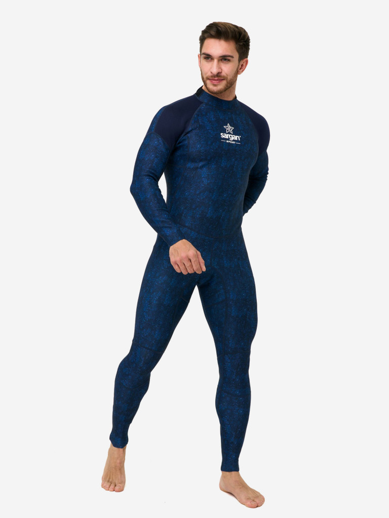 Гидрокостюм неопреновый длинный мужской 2мм SARGAN Sport