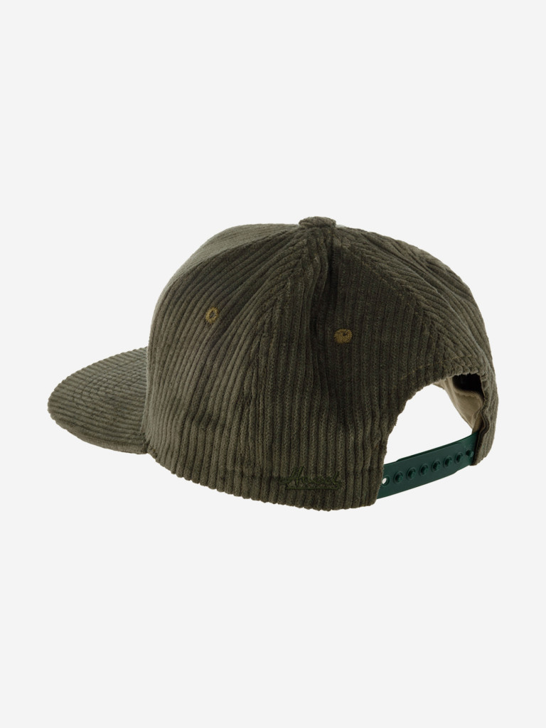 Бейсболка с прямым козырьком HOOD 103-SWC001-CO001-BD Aspen Cord (оливковый)
