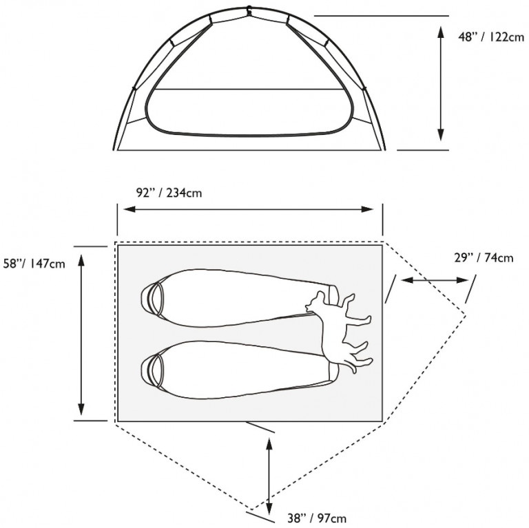 Палатка 2-местная Mountain Hardwear Optic 2.5
