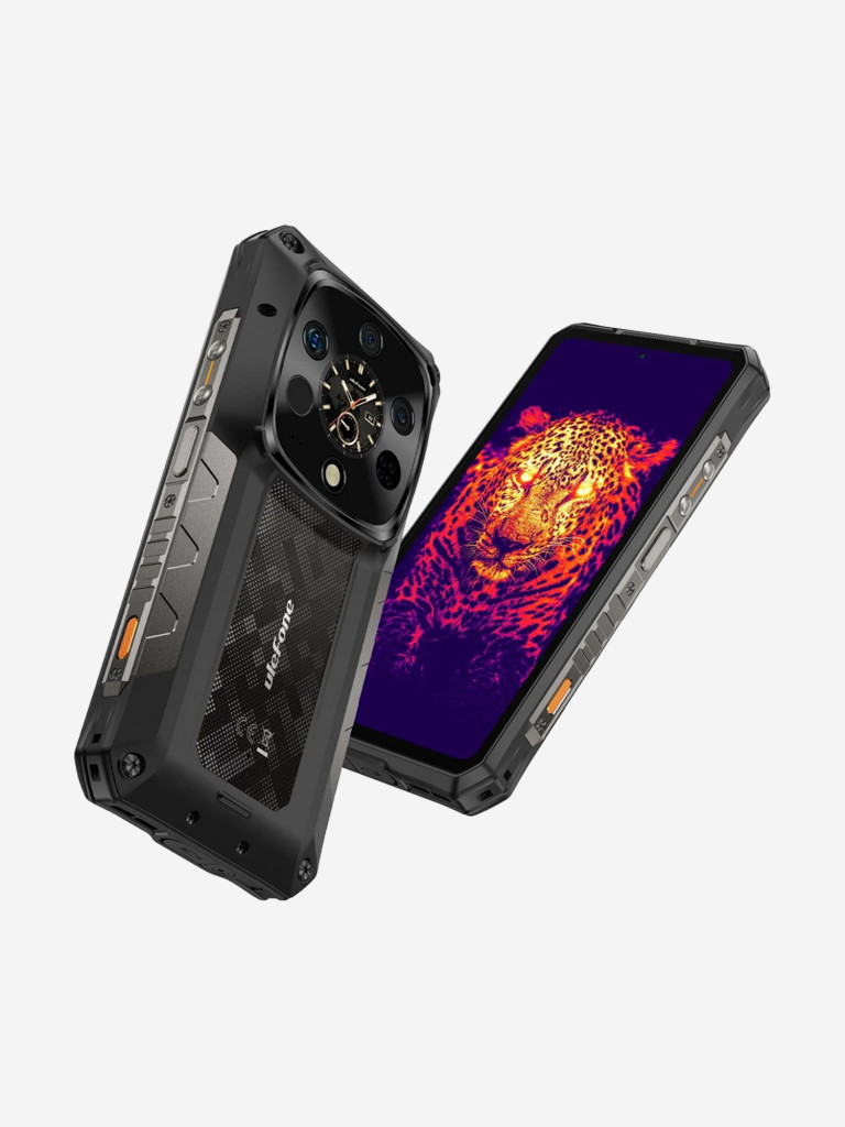 Смартфон Ulefone Armor 28 Ultra TH 16+1TB Black, 6.67”, AMOLED, FHD+,1.04”, 340x340, MTK9300+, And15, 50+50+64+ThermoVue T2, 50, 10600mAh,5G, uSmart