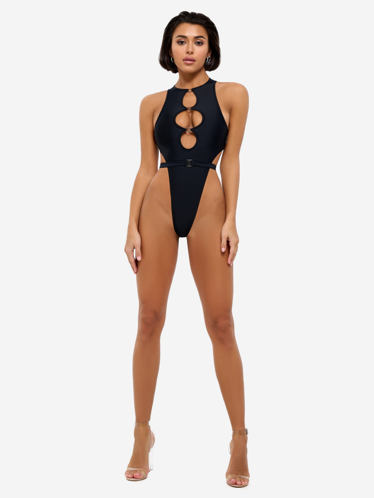 Слитный купальник женский Bona Fashion: Miami Body "Black"