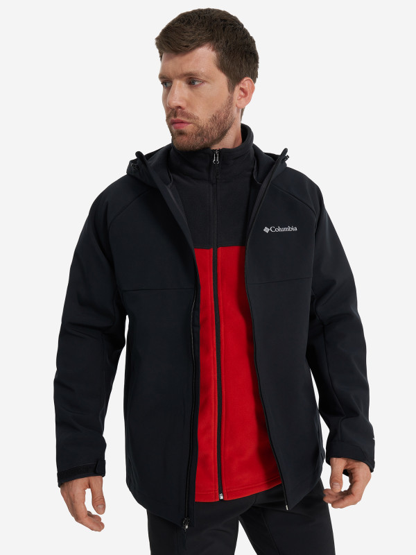 Куртка софтшелл мужская Columbia Baltic Point III Jacket черный цвет — купить за 11999 руб., отзывы в интернет-магазине Спортмастер