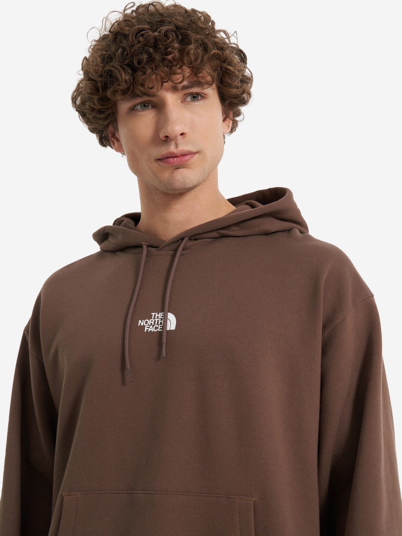 Худи мужская оверсайз The North Face Zumu Hoodie 31834880299 Коричневый, размер 50,52, фото 8