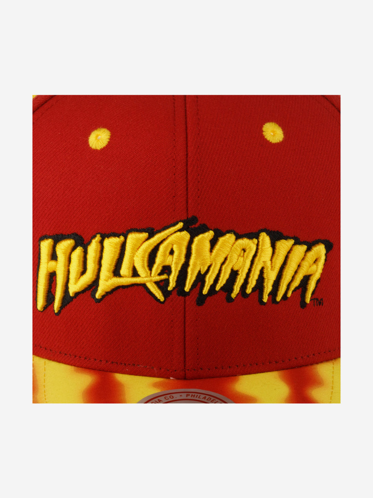 Бейсболка MITCHELL NESS HP8263-TTTRED1 Hulkamania Hulk Hogan WWE (красный)