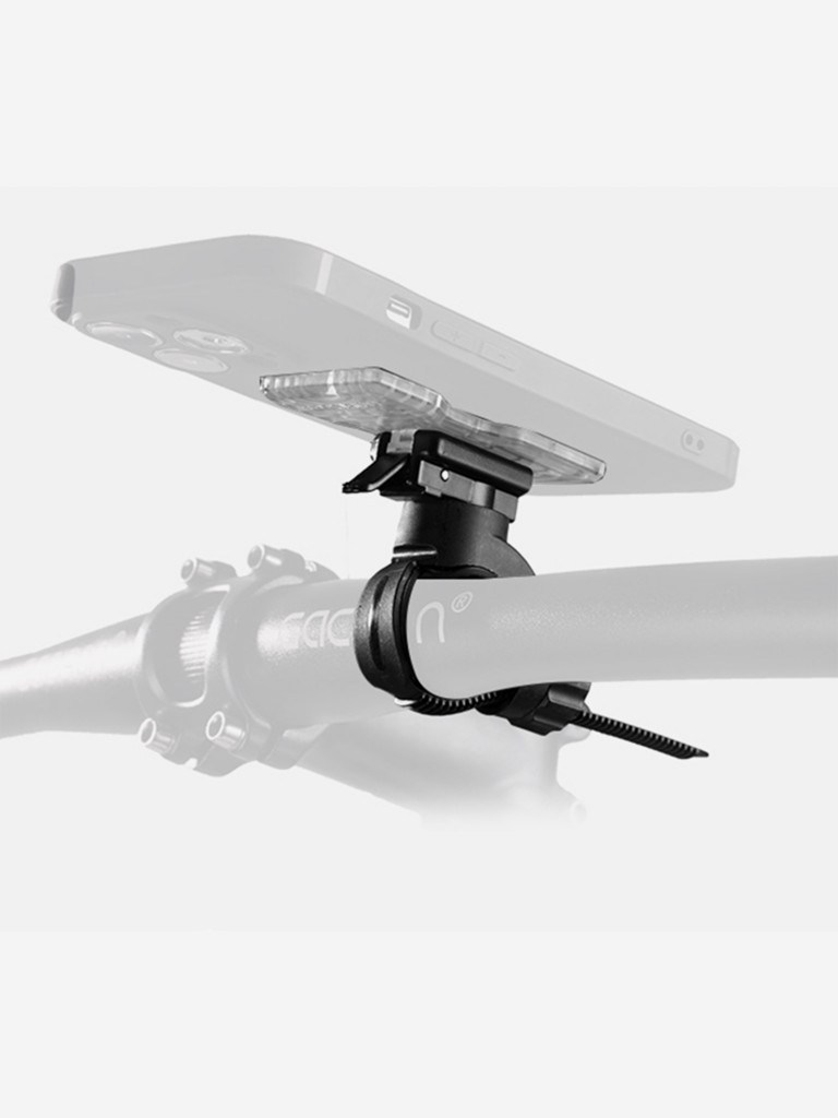 Крепление для телефона на руль GACIRON H07, цвет черный, стикер на чехол 3М