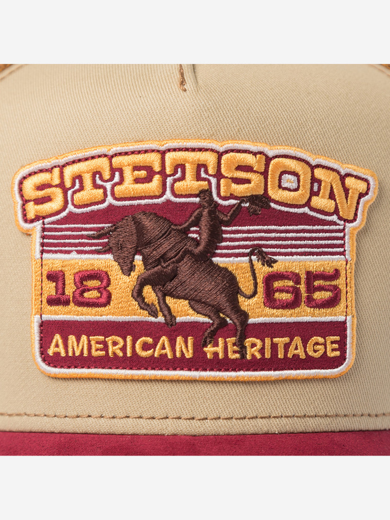 Бейсболка с сеточкой STETSON 7741104 TRUCKER CAP RODEO (бежевый)