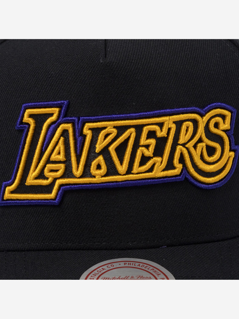 Бейсболка MITCHELL NESS HP12823-LALBLCK Los Angeles Lakers NBA