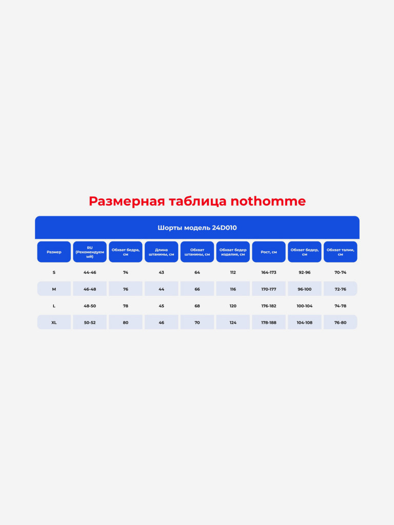 Шорты повседневные Nothomme