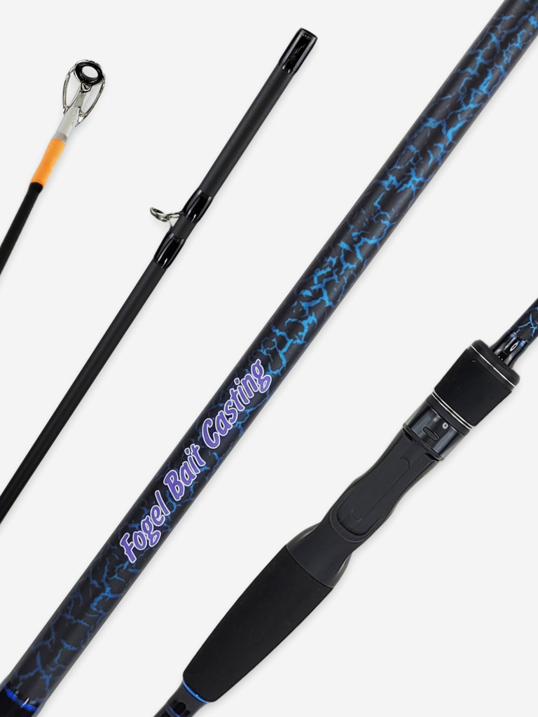 Спиннинг для рыбалки Fish Crystal FOGEL BAIT CASTING FOGC702M-20 (полая вершинка) 2.10м 10-35гр, 2 секц.