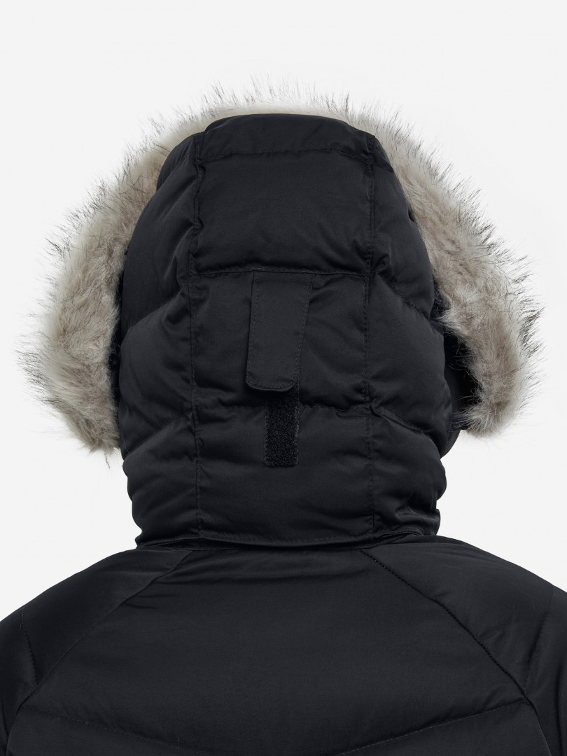 фото Пуховик женский columbia belle isle mid down jacket, черный