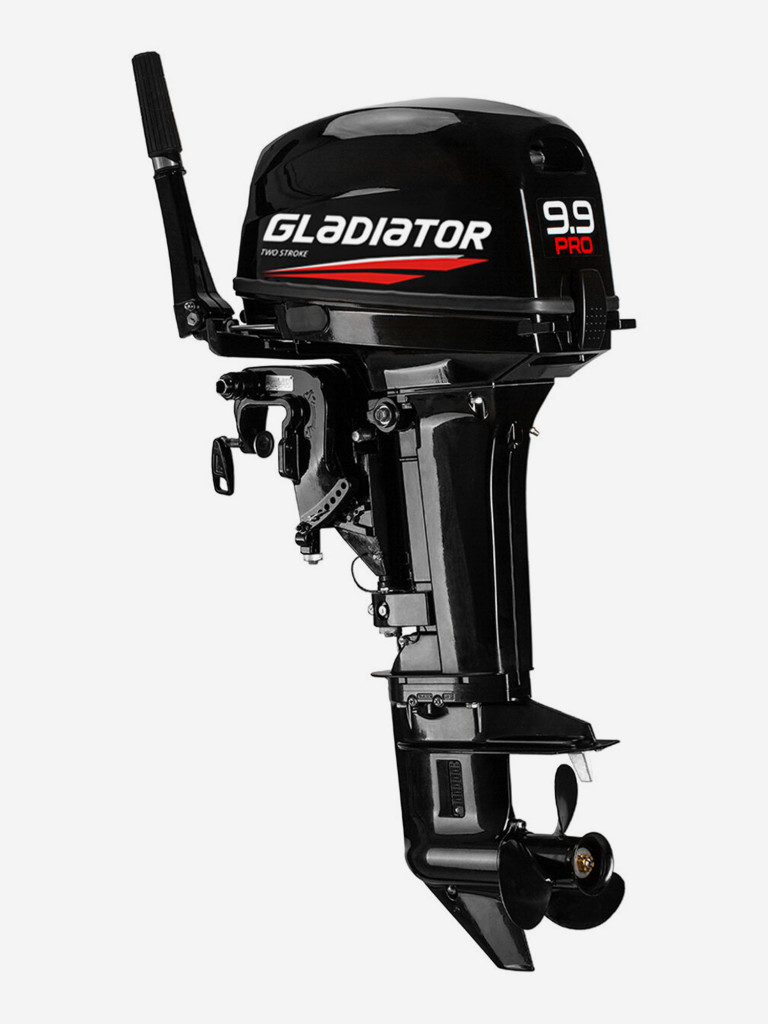 Двухтактный подвесной лодочный мотор GLADIATOR G9.9PRO FHS (20 л.с., румпель)