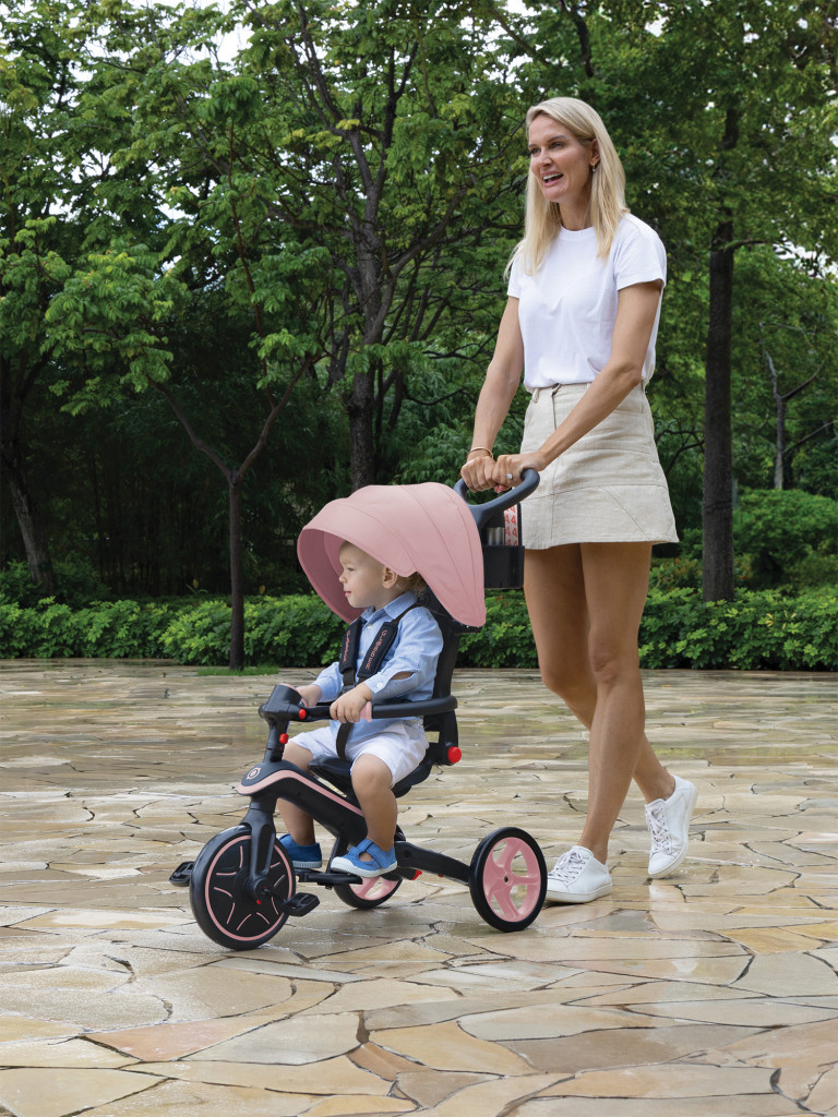 Трехколесный велосипед-беговел Globber EXPLORER TRIKE FOLDABLE (4в1)
