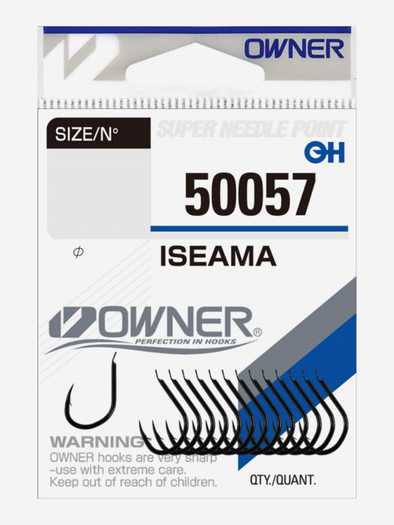 Крючок OWNER Iseama black №5 14шт