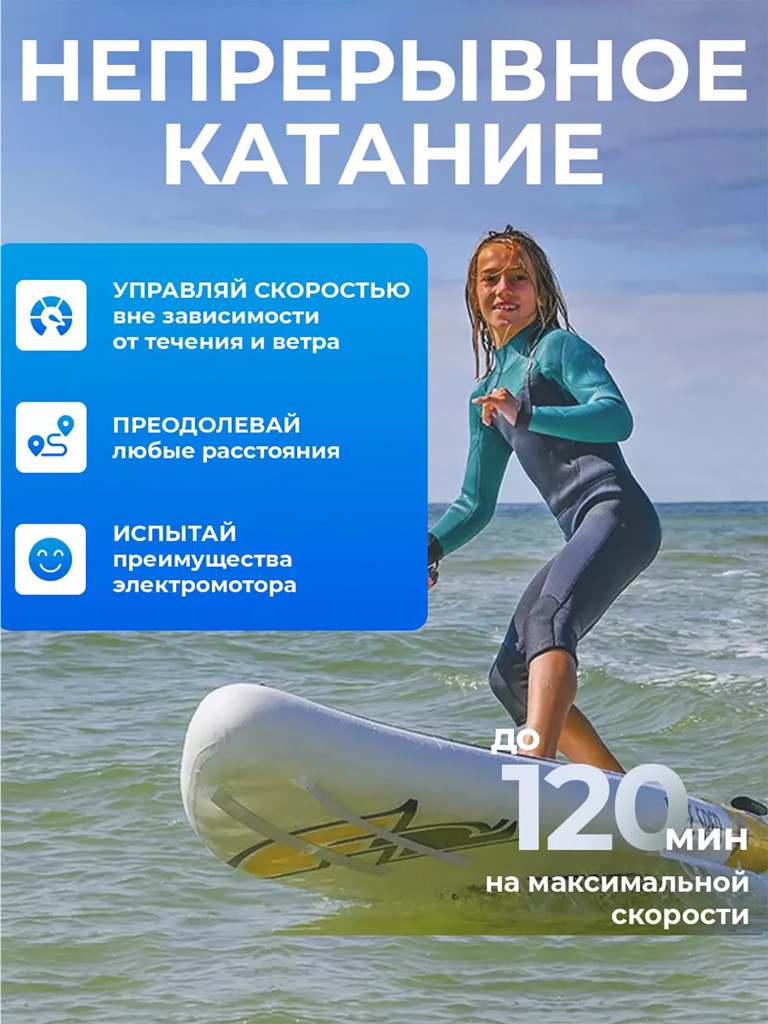 Электроплавник для сапборда TourusSup v.2024 13Ah 36V E-fin new 350W