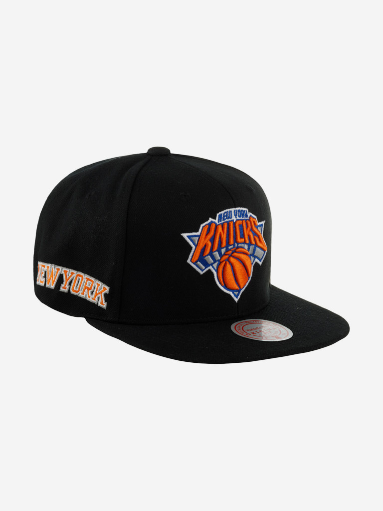Бейсболка с прямым козырьком MITCHELL NESS 6HSSDX21129-NYKBLCK New York Knicks NBA (черный)