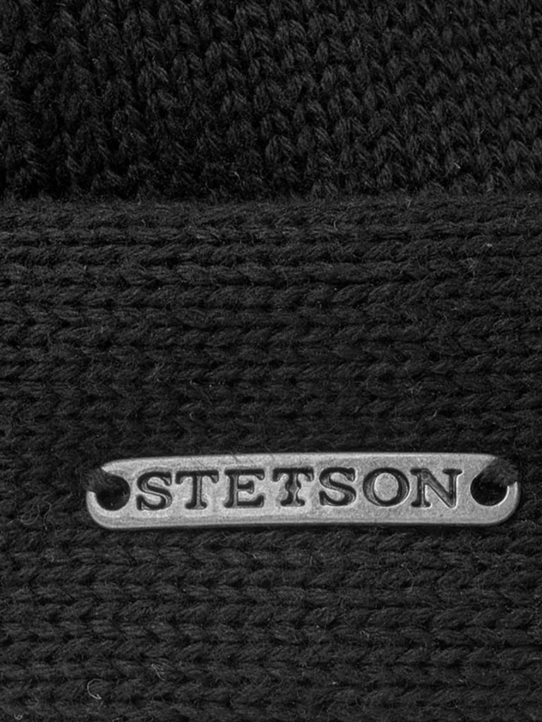 Шапка докер STETSON 8811101 DOCKER COTTON (черный)