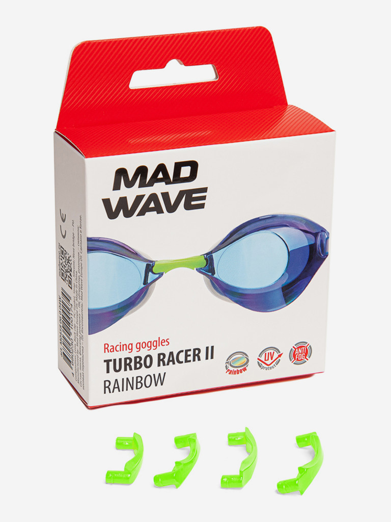 Стартовые очки Mad Wave Turbo Racer II Rainbow