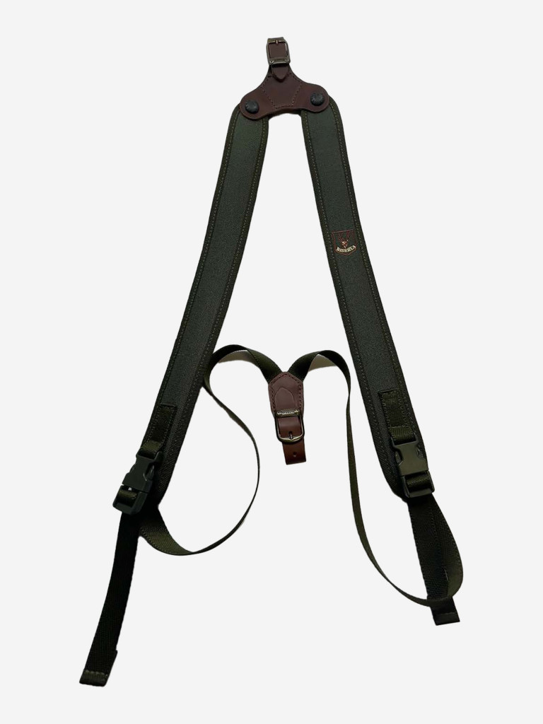 РЕМЕНЬ ОРУЖЕЙНЫЙ RISERVA БИАТЛОННЫЙ КОРДУРА, НУБУК ЗЕЛЕНЫЙ