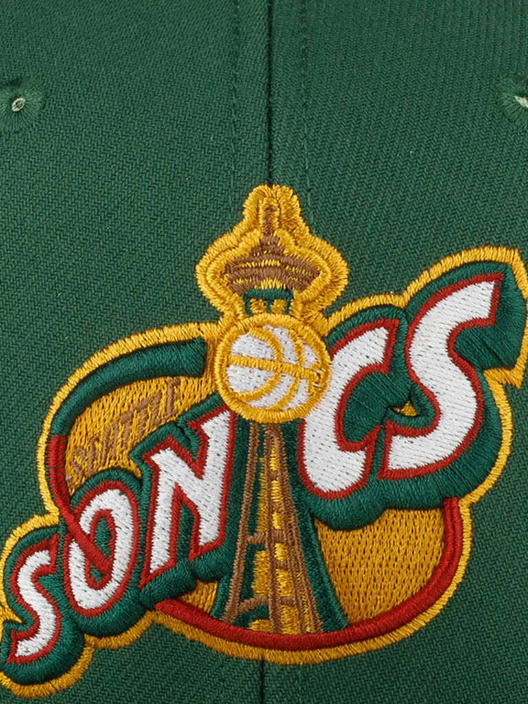 Бейсболка MITCHELL NESS HP8012-SSUGREEN Seattle Supersonics NBA (зеленый)