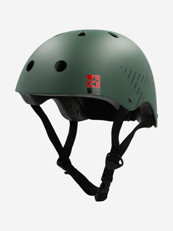 Шлем велосипедный детский Stern BMX Helmet темно-зелёный цвет — купить за 2399 руб., отзывы в интернет-магазине Спортмастер