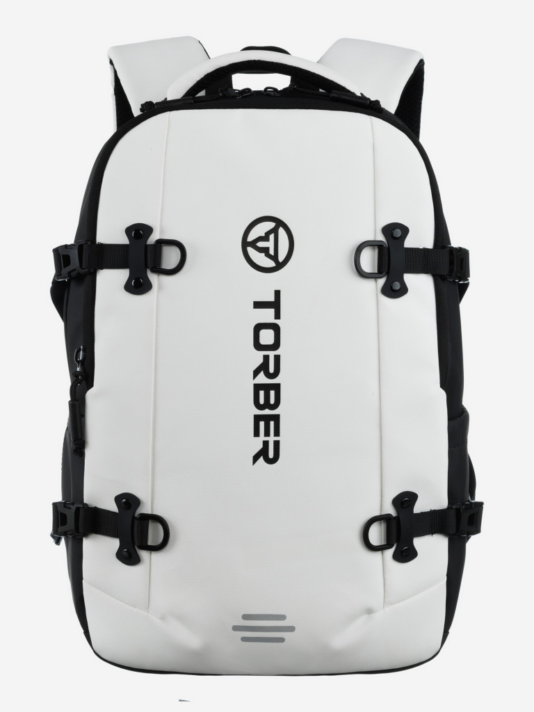 Рюкзак спортивный TORBER Xtreme 18" белый/чёрный 17л