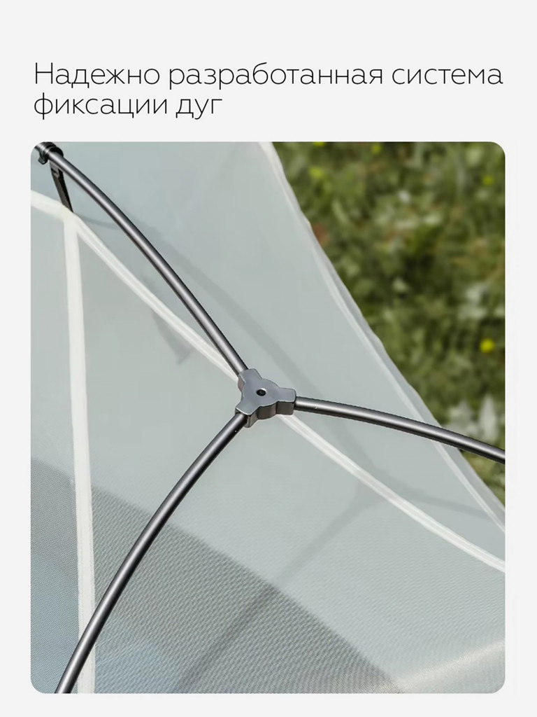 Палатка 2-местная Naturehike Star-River UL, нейлон 15D, серая