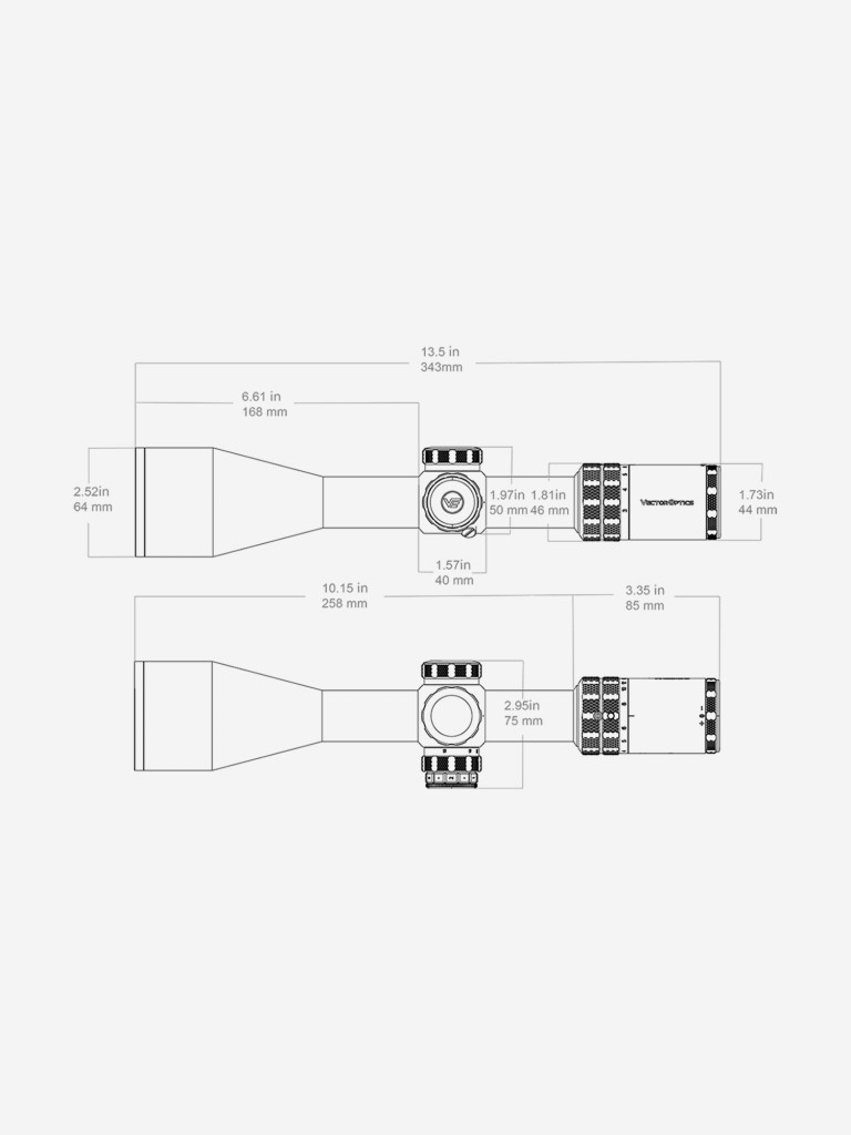 Прицел оптический Vector Optics Grizzly 3-18x56i HD