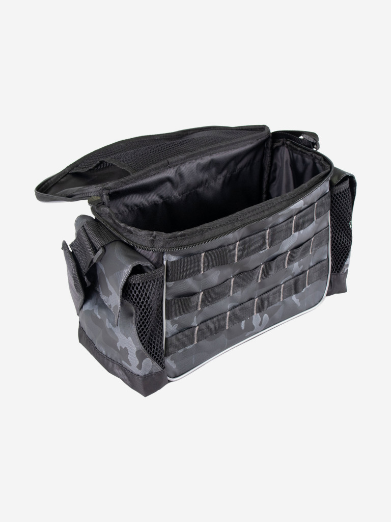 Сумка рыболовная Yaman Base Lure Bag L, 36х22х15 см, цвет серый камуфляж + 3 коробки LUNO.